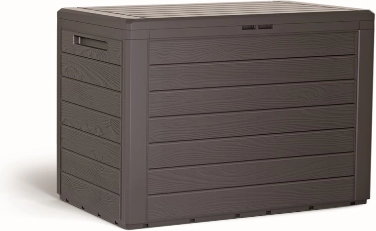 Caja de almacenamiento de jardín WOODEBOX 190 l umbra