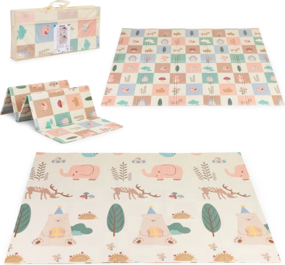 Alfombrilla de juego de espuma de doble cara 200 × 180 cm con bolsa iplay