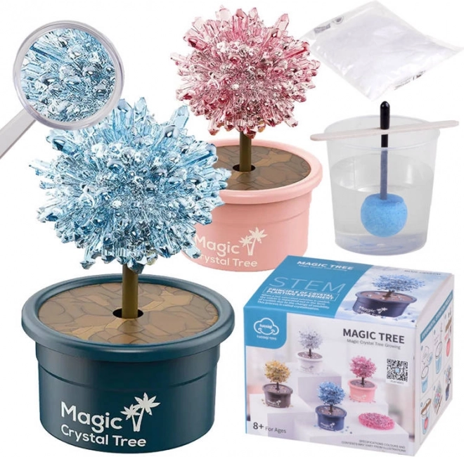 Set científico para cultivar cristales – mágico arbolito de la suerte de cristal