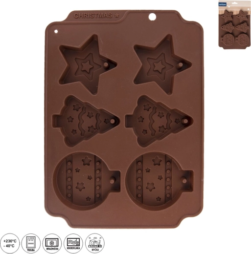Molde de silicona navideño para dulces Orion Sillinie