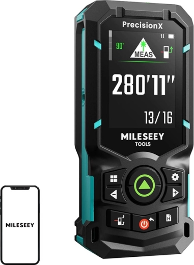 Mileseey S50 telémetro láser con láser verde 120 m