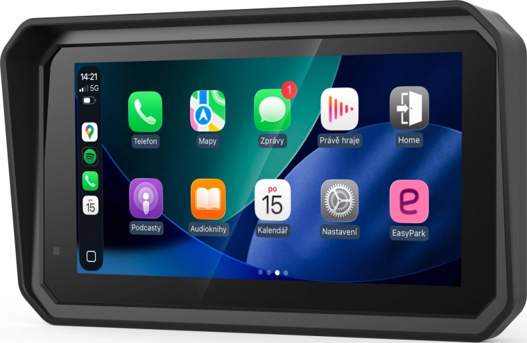 Pantalla para motocicleta con CarPlay y Android Auto inalámbricos - 1 unidad