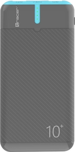 Powerbank Tracer EnerGo 10 000 mAh, gris-azul