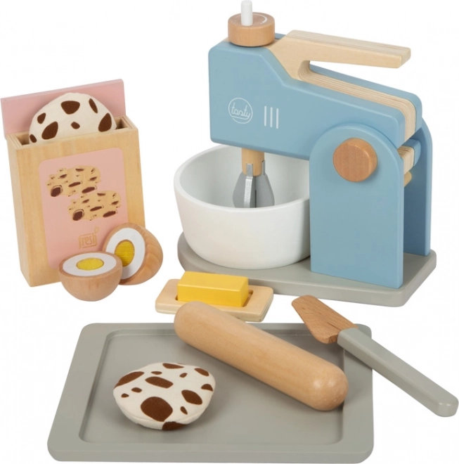 Robot de cocina de madera con accesorios SMALL FOOT Tasty
