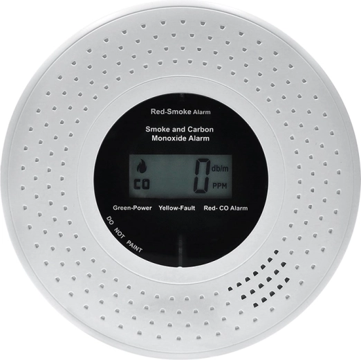 Solight detector combinado de humo y monóxido de carbono con pantalla LCD - 1 pieza