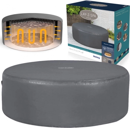Cubierta térmica para hidromasaje Lay‑Z‑Spa EnergySense Plus 196 cm