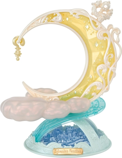 Soporte mágico con luna y nubes