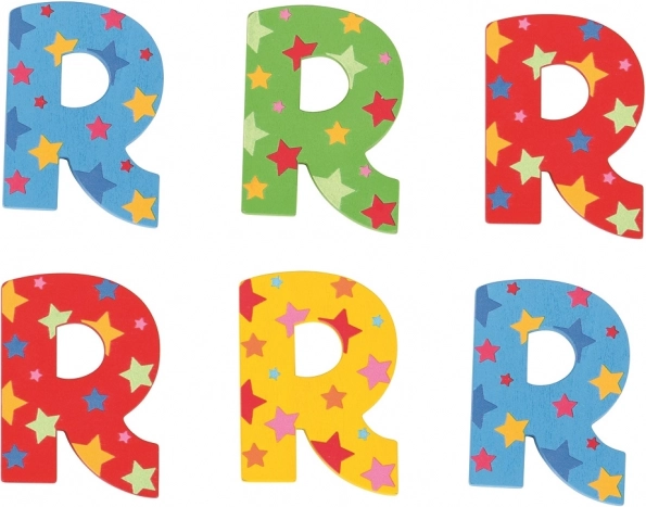 Letra de madera Estrellita R Bigjigs Toys