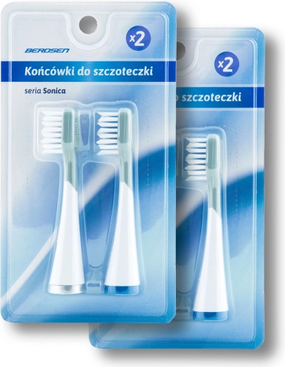 Cabezales de recambio para cepillo de dientes sónico Berdsen, 4 uds