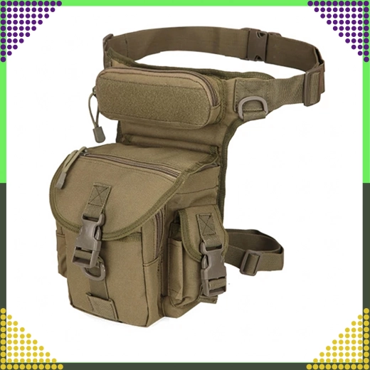 Bolso táctico de muslo y cintura – riñonera outdoor espaciosa