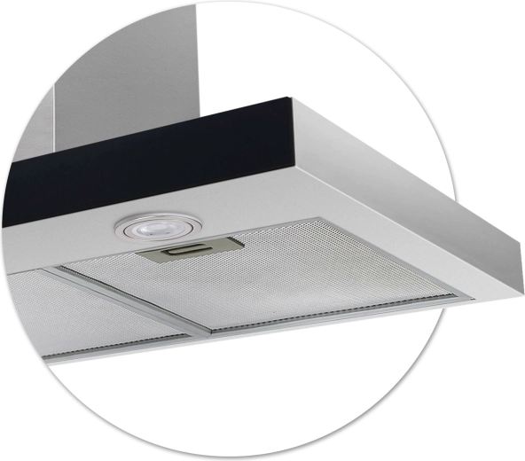 Iluminación LED y filtros de grasa