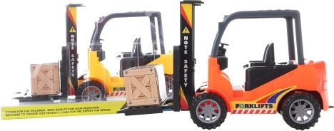Carretilla elevadora de plástico con volante de inercia para niños