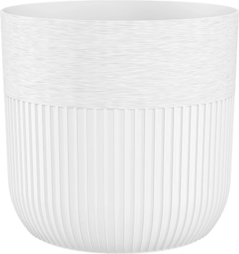 Maceta blanca Luca Petit 19 cm