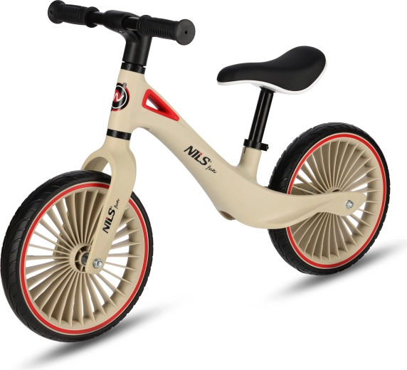 Bicicleta de equilibrio infantil NILS Fun de 12" con cuadro ligero