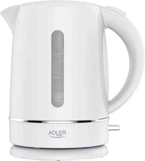 Hervidor eléctrico Adler de 1,7 l blanco