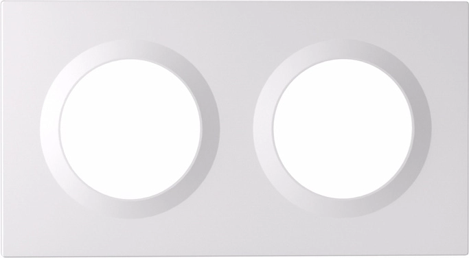 Marco para interruptor doble SONOFF Orb EF2G, blanco