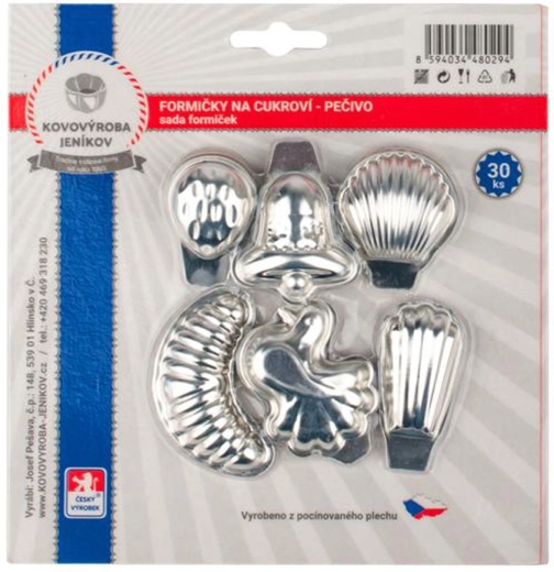 Juego de mini moldes para galletas 30 uds.