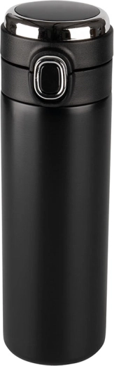 Taza térmica 420 ml con pantalla LED, negra