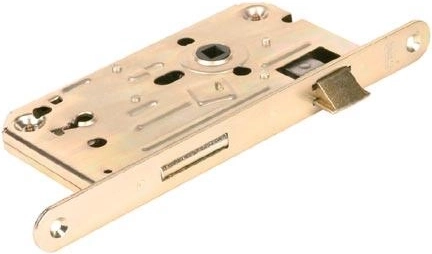 Cerradura de embutir K134 72/80 para derecha e izquierda, zinc blanco