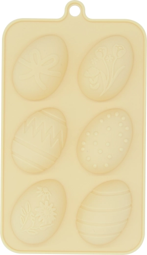 Molde de silicona para chocolate TORO – huevos de Pascua, 6 uds.