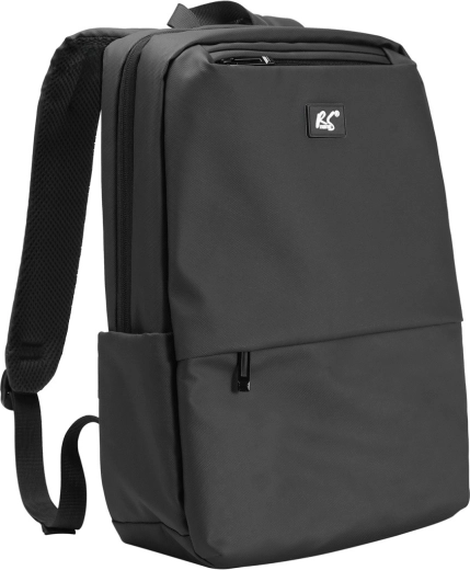 Mochila impermeable NanoRS para portátil de 15,6 pulgadas, negra
