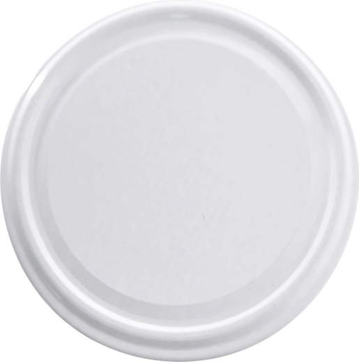 Tapa metálica de rosca 89 mm blanca