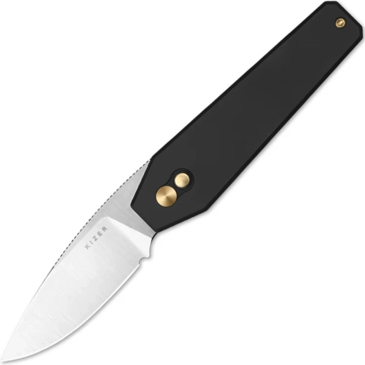 Kizer Tomb cuchillo plegable de aluminio negro