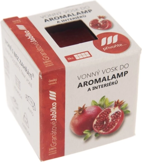 Cera perfumada para lámpara de aroma granada 30 g (8 uds)