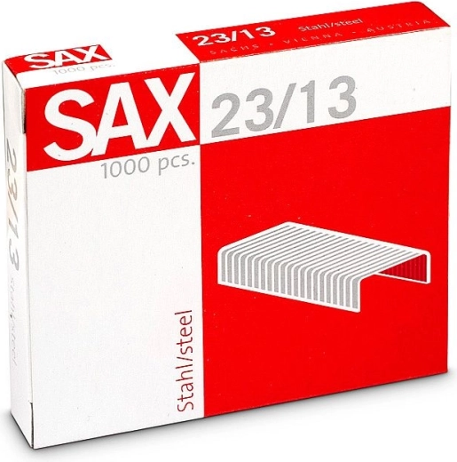Grapas SAX 23/13, galvanizadas, 1000 uds.
