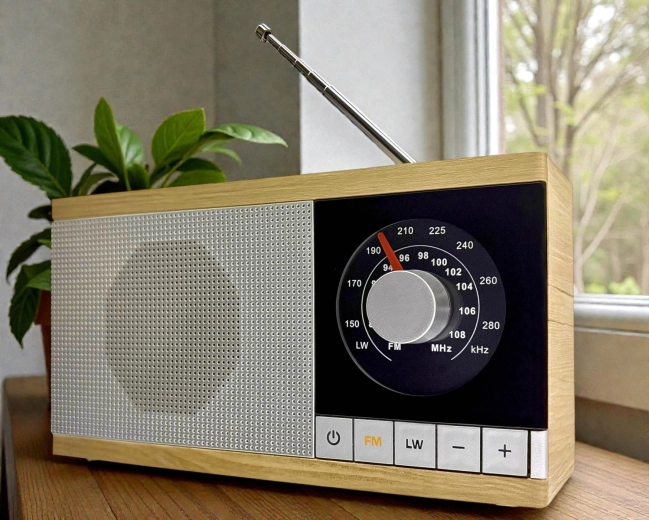 Antena telescópica y conectividad práctica