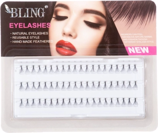 Pestañas en racimos naturales BLING, 12 mm