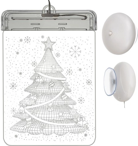 Vitrina LED 3D – árbol de Navidad – Árbol de Navidad