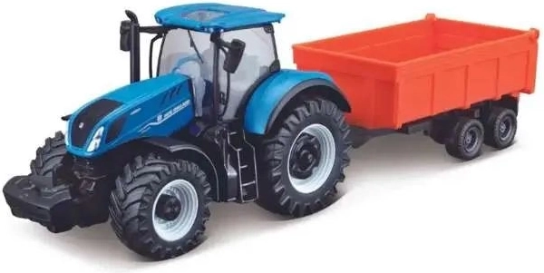 Remolque naranja desmontable