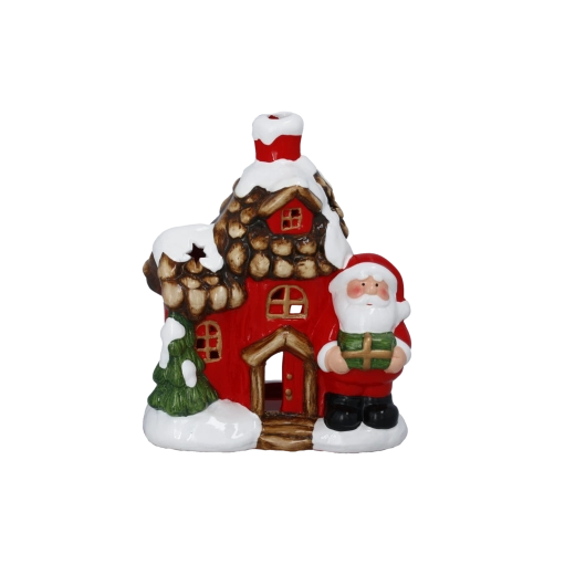 Decoración navideña Casita de Papá Noel