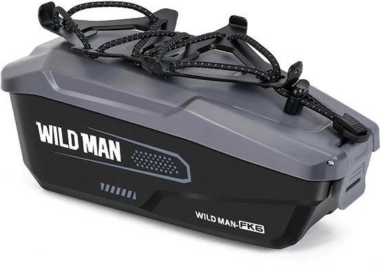 Bolsa WILD MAN para cuadro de bicicleta con soporte para teléfono FK6 gris-negra