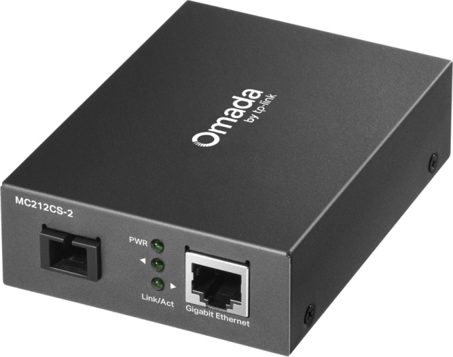 Convertidor de medios gigabit WDM Omada MC212CS-2