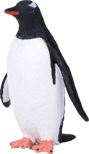 Figura realista de pingüino de penacho amarillo