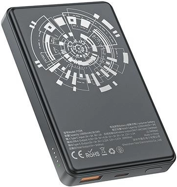 Powerbank inalámbrica MagSafe 10000mAh 22,5W negra