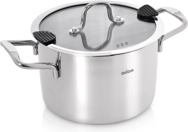Olla de acero inoxidable con tapa VENICE 18 cm, 2,3 l