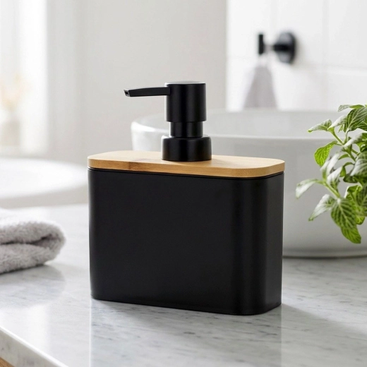 Práctico dispensador para baño y cocina
