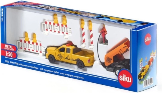 Siku RAM 1500 con compresor y accesorios