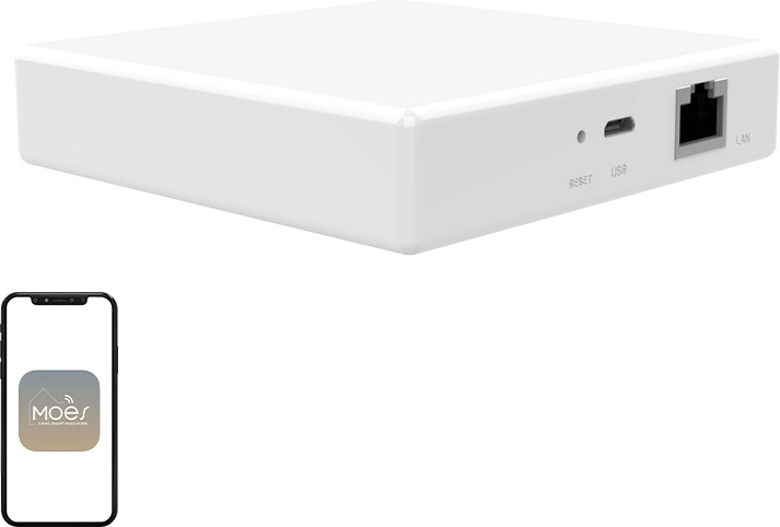 Puerta de enlace MOES MZHUB para ZigBee, Matter y Thread