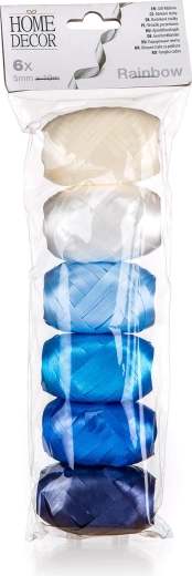 Cinta Rainbow 10 m mezcla de colores 6 uds
