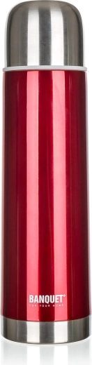 Termo de acero inoxidable 1 l AVANZA roja