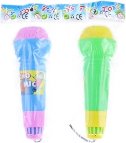 Micrófono infantil de plástico de mano