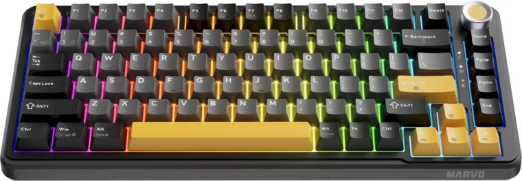 Tres opciones de conexión y retroiluminación RGB