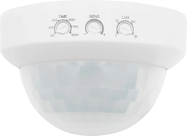 Sensor PIR de presencia Maclean MCE823 para montaje en superficie - 1 unidad