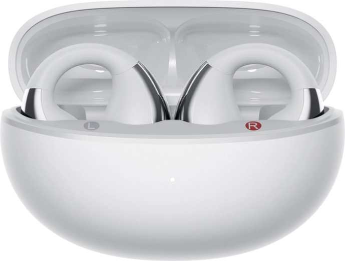 Qcy crossky clip c30s auriculares inalámbricos abiertos para el oído – blancos