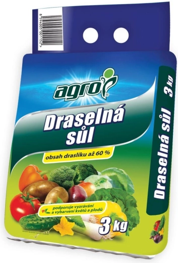 Sal potásica (fertilizante) 3 kg AGRO