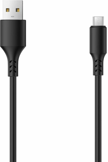 Setty cable USB – microUSB 1 m 1 A negro